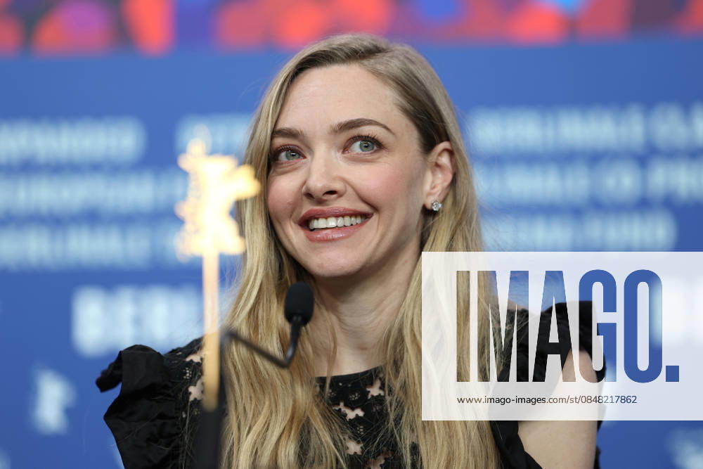 Actress AMANDA SEYFRIED answering to journalists questions during the The Testament of Ann Lee film press conference. The 76 Berlinale Film Festival is taking place in Berlin from February 12 to 22, 2026. Berlin Germany - ZUMAt227 20260219_zip_t227_008
