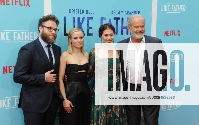 Hollywood, California, U.S. - Seth Rogen, Kristen Bell, Lauren Miller Rogen, Kelsey Grammerattends The Los Angeles Premiere of LIKE FATHER held at the Arclight Theater in Hollywood, California on July 31, 2018. 2018 Hollywood U.S. - ZUMAl86_ 20180731_zaf_l86_093