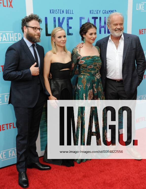 Hollywood, California, U.S. - Seth Rogen, Kristen Bell, Lauren Miller Rogen, Kelsey Grammerattends The Los Angeles Premiere of LIKE FATHER held at the Arclight Theater in Hollywood, California on July 31, 2018. 2018 Hollywood U.S. - ZUMAl86_ 20180731_zaf_l86_111