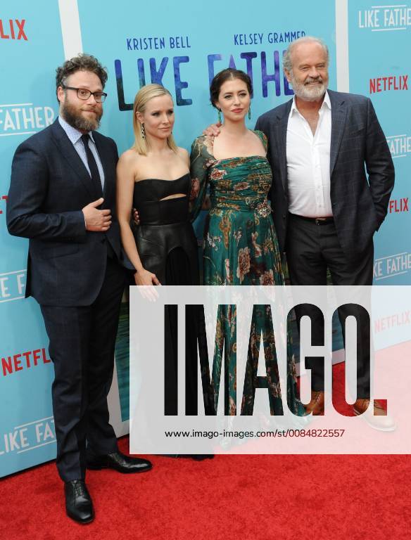 Hollywood, California, U.S. - Seth Rogen, Kristen Bell, Lauren Miller Rogen, Kelsey Grammerattends The Los Angeles Premiere of LIKE FATHER held at the Arclight Theater in Hollywood, California on July 31, 2018. 2018 Hollywood U.S. - ZUMAl86_ 20180731_zaf_l86_112