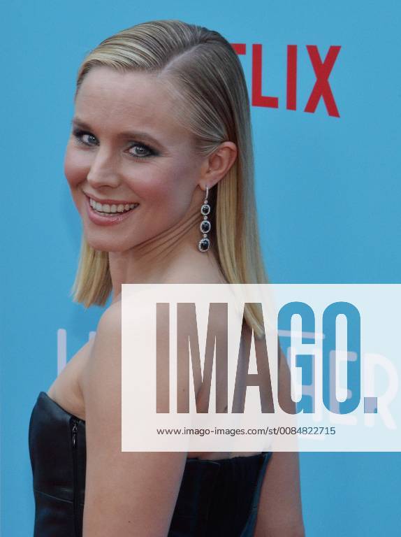 Cast member Kristen Bell attends the premiere of the motion picture comedy Like Father at the ArcLight Cinema Dome in the Hollywood section of Los Angeles on July 31, 2018. The storyline follows a workaholic woman who is left at the altar takes her honeymoon trip anyway with her overachieving father who left her mother because he believed his family was holding back his career. LAP2018073103 JIMxRUYMEN