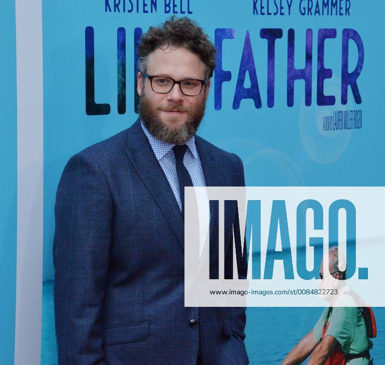 Cast member Seth Rogen attends the premiere of the motion picture comedy Like Father at the ArcLight Cinema Dome in the Hollywood section of Los Angeles on July 31, 2018. The storyline follows a workaholic woman who is left at the altar takes her honeymoon trip anyway with her overachieving father who left her mother because he believed his family was holding back his career. LAP2018073111 JIMxRUYMEN