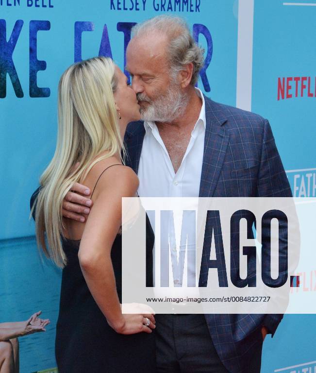 Cast member Kelsey Grammer and his wife Kayte Walsh attend the premiere of the motion picture comedy Like Father at the ArcLight Cinema Dome in the Hollywood section of Los Angeles on July 31, 2018. The storyline follows a workaholic woman who is left at the altar takes her honeymoon trip anyway with her overachieving father who left her mother because he believed his family was holding back his career. LAP2018073115 JIMxRUYMEN