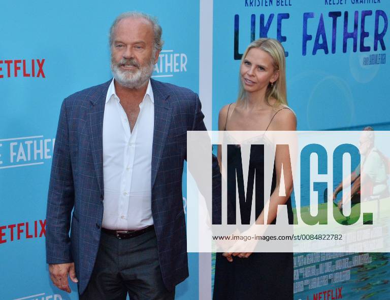 Cast member Kelsey Grammer and his wife Kayte Walsh attend the premiere of the motion picture comedy Like Father at the ArcLight Cinema Dome in the Hollywood section of Los Angeles on July 31, 2018. The storyline follows a workaholic woman who is left at the altar takes her honeymoon trip anyway with her overachieving father who left her mother because he believed his family was holding back his career. LAP2018073130 JIMxRUYMEN