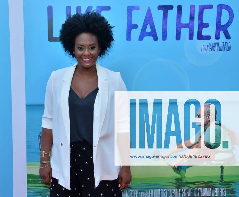 Cast member Blaire Brooks attends the premiere of the motion picture comedy Like Father at the ArcLight Cinema Dome in the Hollywood section of Los Angeles on July 31, 2018. The storyline follows a workaholic woman who is left at the altar takes her honeymoon trip anyway with her overachieving father who left her mother because he believed his family was holding back his career. LAP2018073124 JIMxRUYMEN