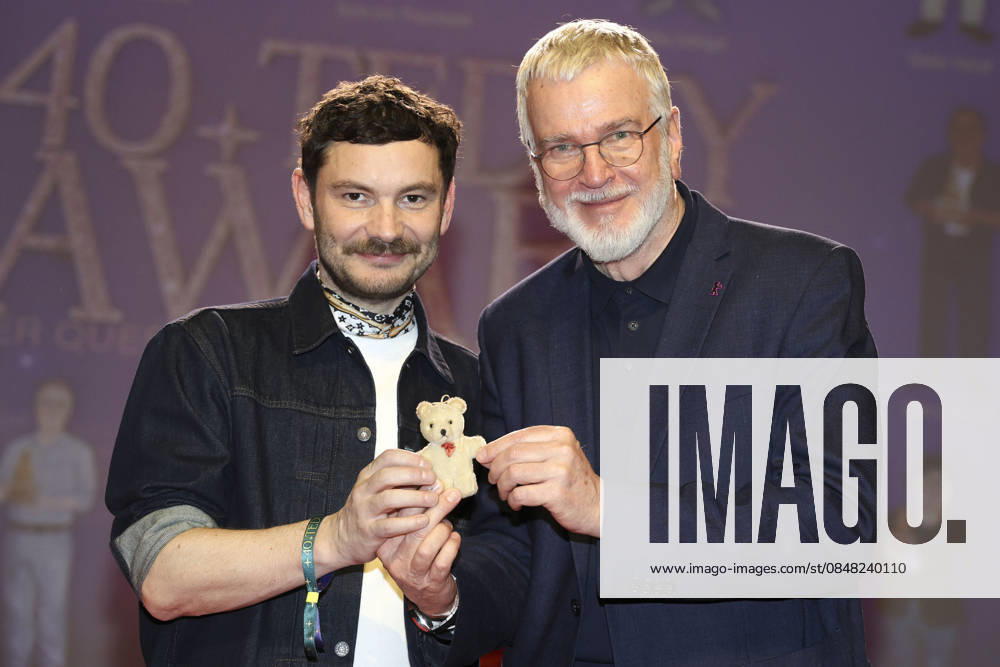 Michael Stütz and Wieland Speck at the presentation of the 40 Teddy Award 2026 at the Berlinale 2026 76 Berlin International Film Festival at the Volksbühne Berlin, 20 02 2026 Foto:xB.xDummerx xFuturexImagex teddy_6211