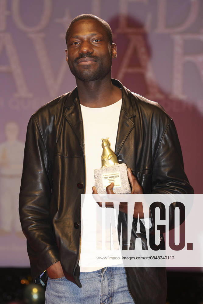 Gael Kamilindi at the presentation of the 40 Teddy Award 2026 at the Berlinale 2026 76 Berlin International Film Festival at the Volksbühne Berlin, 20 02 2026 Foto:xB.xDummerx xFuturexImagex teddy_6213