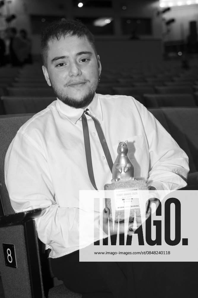 Ian de la Rosa at the presentation of the 40 Teddy Award 2026 at the Berlinale 2026 76 Berlin International Film Festival at the Volksbühne Berlin, 20 02 2026 Foto:xB.xDummerx xFuturexImagex teddy_6217