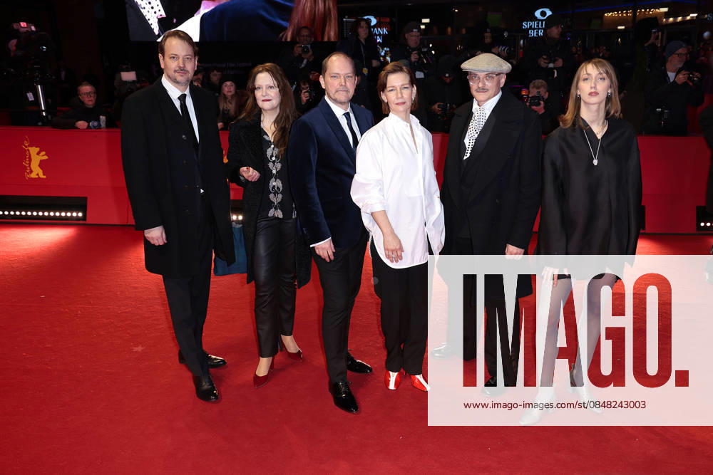 Philipp Worm, Marisa Growaldt, Godehard Giese, Sandra Hueller, Markus Schleinzer and Caro Braun at the closing ceremony of the 76th Berlinale International Film Festival on 21 February 2026 in Berlin Berlinale 2026 Closing Ceremony