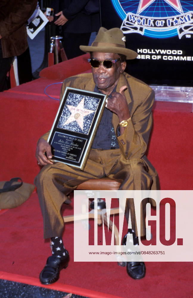 Legend John Lee Hooker Gets Star May 08, 1997; Los Angeles, CA, USA; Legendary blues guitarist JOHN LEE HOOKER receives a star on the Hollywood Walk of Fame..