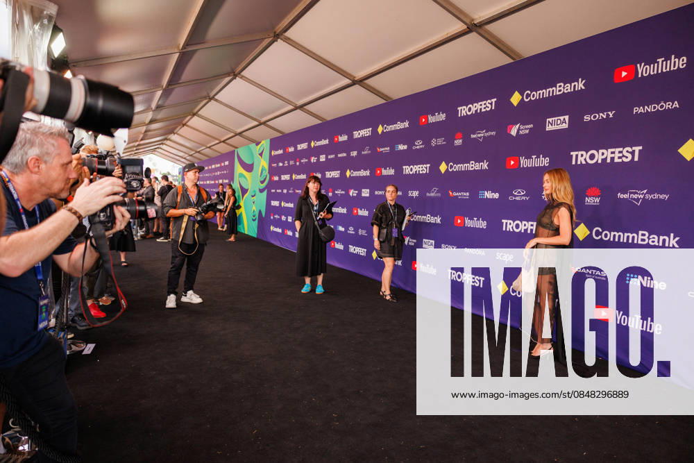 TROPFEST, Margot Robbie walks the black carpet at Centennial Park in Sydney, Sunday, February 22, 2026. ( NO ARCHIVING SYDNEY NEW SOUTH WALES AUSTRALIA