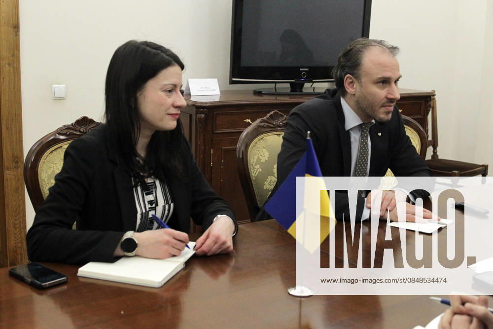 Ambassador Extraordinary and Plenipotentiary of the Czech Republic to Ukraine Lubos Vesely is seen during a meeting with Vice Prime Minister for Humanitarian Policy and Minister of Culture of Ukraine Tetiana Berezhna focused on expanding bilateral cultural cooperation, Kyiv, Ukraine, on February 20, 2026 (Photo by Hennadii Minchenko Ukrinform) Meeting of Tetiana Berezhna with Lubos Vesely held in Kyiv