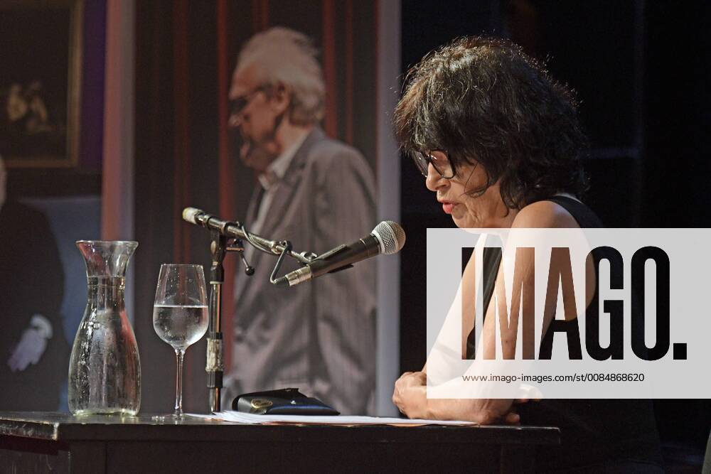 Third of four days to the event series A celebration for Michael Köhlmeier as part of the Salzkammergut Festival Weeks in the Gmunden City Theater This picture shows the Austrian writer Monika Helfer 2018 Third of four days to the event series A celebration for Michael Köhlmeier as part of the Salzkammergut Festival Weeks in the Gmunden City Theater