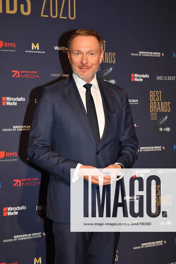 Christian Lindner at the Best Brands Awards gala on 25 February 2026 at the Hotel Bayerischer Hof in Munich Best Brands Awards ceremony 2026 in Munich