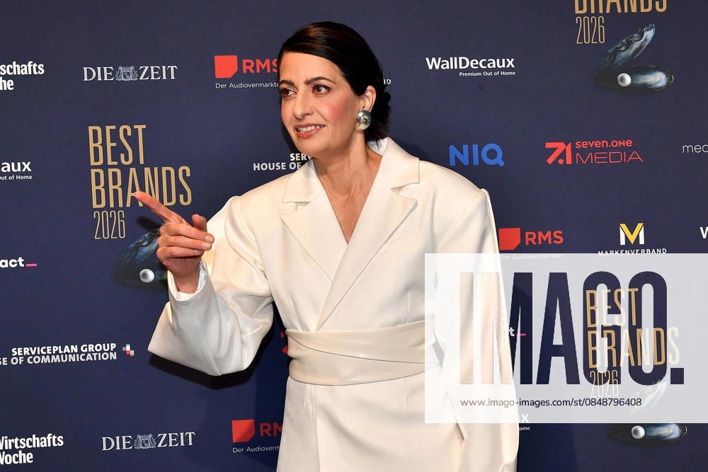 Linda Zervakis at the Best Brands Awards gala on 25 February 2026 at the Hotel Bayerischer Hof in Munich Best Brands Awards ceremony 2026 in Munich