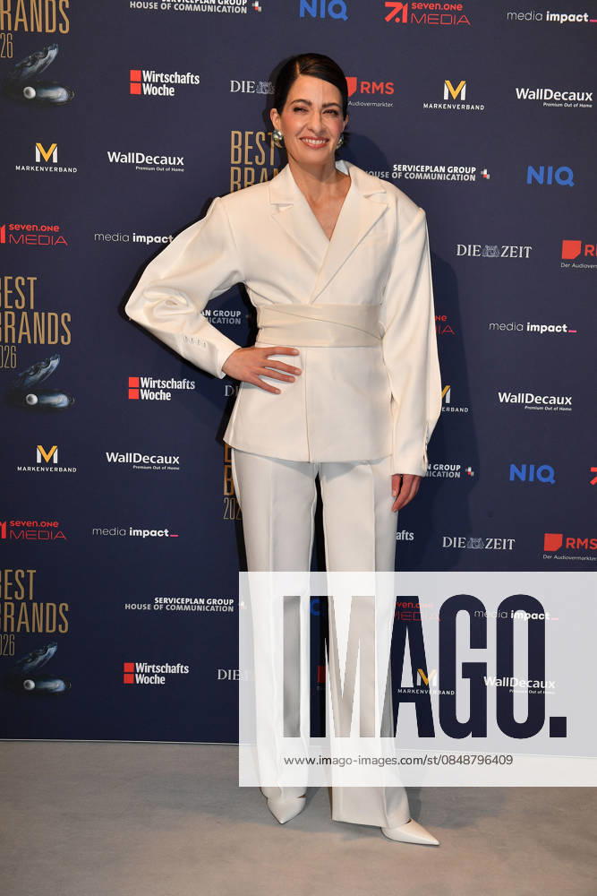 Linda Zervakis at the Best Brands Awards gala on 25 February 2026 at the Hotel Bayerischer Hof in Munich Best Brands Awards ceremony 2026 in Munich