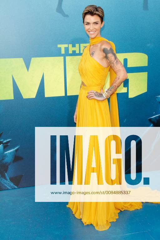 Ruby Rose at the Premiere of Warner Bros The Meg held at the TCL Chinese Theatre in Hollywood, CA