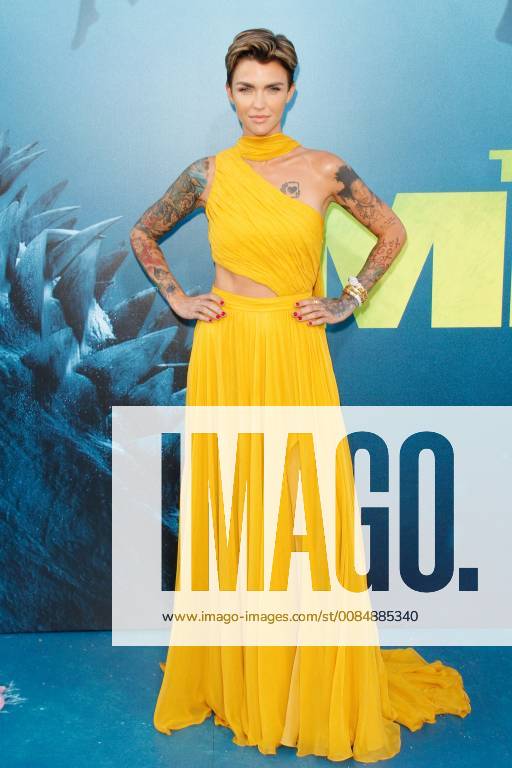 Ruby Rose at the Premiere of Warner Bros The Meg held at the TCL Chinese Theatre in Hollywood, CA