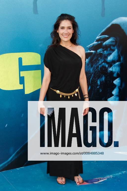 Alicia Coppola at the Premiere of Warner Bros The Meg held at the TCL Chinese Theatre in Hollywood, CA
