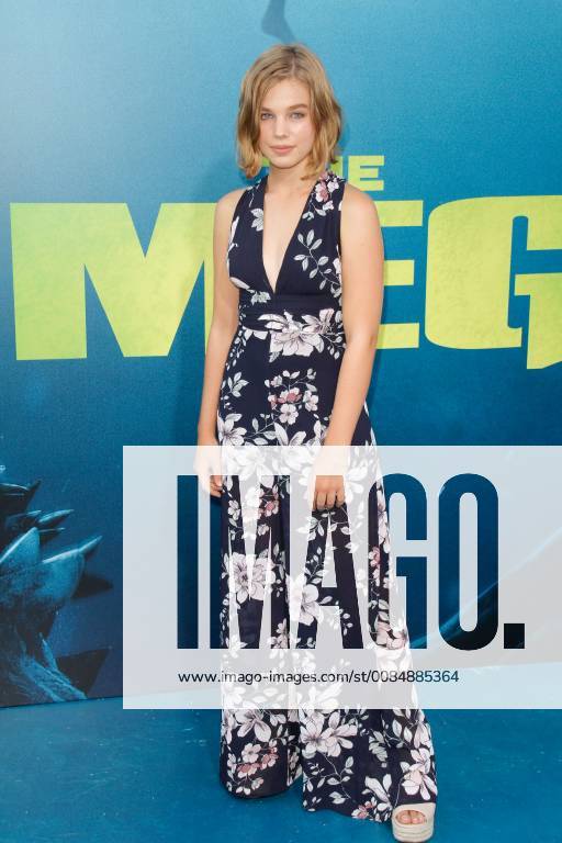 Teagan Croft at the Premiere of Warner Bros The Meg held at the TCL Chinese Theatre in Hollywood, CA