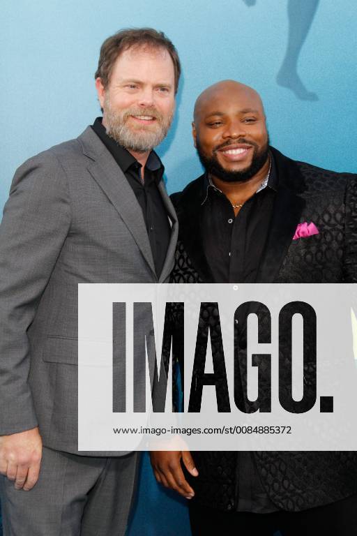 Rainn Wilson, Page Kennedy at the Premiere of Warner Bros The Meg held at the TCL Chinese Theatre in Hollywood, CA