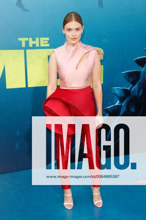 Holland Roden at the Premiere of Warner Bros The Meg held at the TCL Chinese Theatre in Hollywood, CA