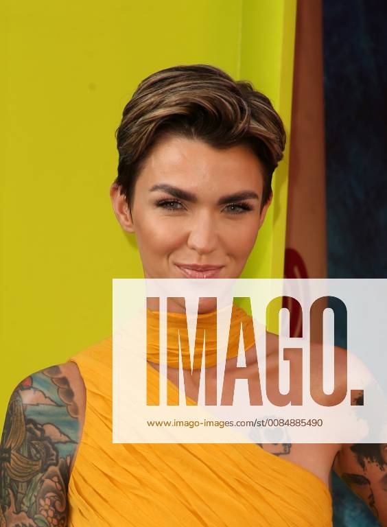 Hollywood, California - Ruby Rose. Warner Bros. Pictures And Gravity Pictures Premiere Of The Meg held at TCL Chinese Theatre IMAX. Photo Credit: Faye Sadou AdMedia 229139 2018-08-06 CA Hollywood Etats-Unis