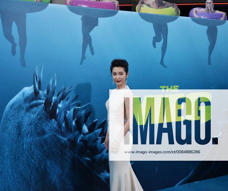 Cast member Li Bingbing attends the premiere of the sci-fi motion picture thriller The Meg at TCL Chinese Theatre in the Hollywood section of Los Angeles on August 6, 2018. Storyline: After escaping an attack by what he claims was a 70-foot shark, Jonas Taylor must confront his fears to save those trapped in a sunken submersible. LAP2018080604 JIMxRUYMEN