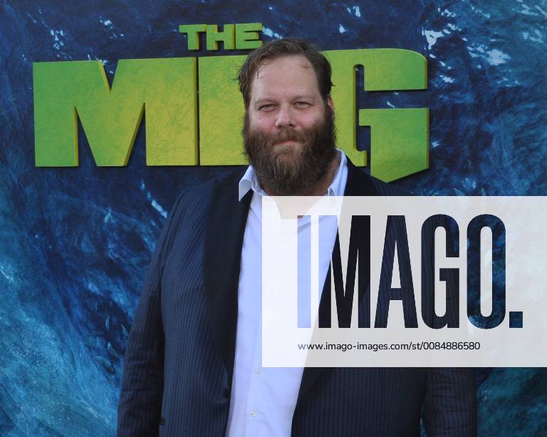 Cast member îlafur Darri îlafsson attends the premiere of the sci-fi motion picture thriller The Meg at TCL Chinese Theatre in the Hollywood section of Los Angeles on August 6, 2018. Storyline: After escaping an attack by what he claims was a 70-foot shark, Jonas Taylor must confront his fears to save those trapped in a sunken submersible. LAP2018080627 JIMxRUYMEN