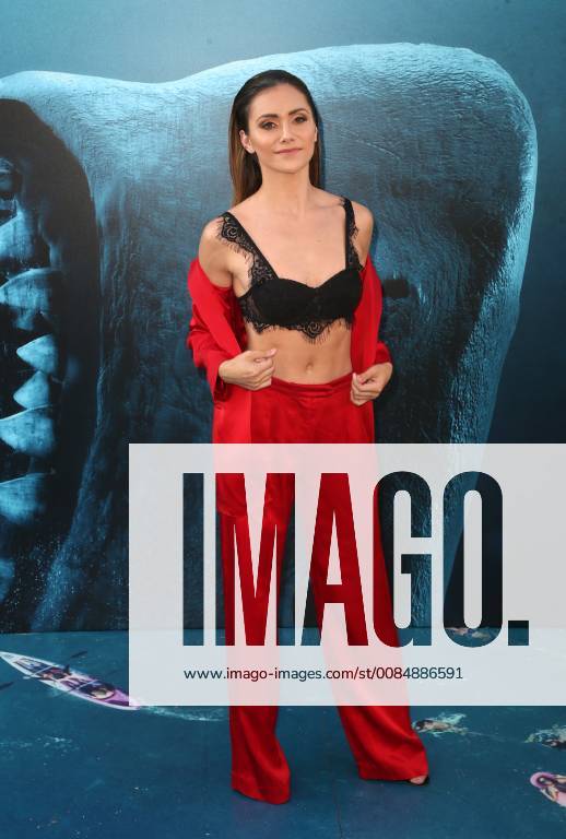 HOLLYWOOD, CA - August 6: Alyson Stoner, at Warner Bros. Pictures And Gravity Pictures Premiere Of The Meg at TCL Chinese Theatre IMAX in Hollywood, California on August 6, 2018.