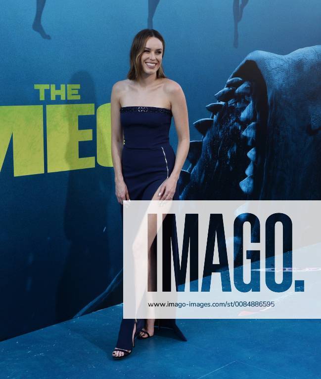 Cast member Jessica McNamee attends the premiere of the sci-fi motion picture thriller The Meg at TCL Chinese Theatre in the Hollywood section of Los Angeles on August 6, 2018. Storyline: After escaping an attack by what he claims was a 70-foot shark, Jonas Taylor must confront his fears to save those trapped in a sunken submersible. LAP2018080630 JIMxRUYMEN