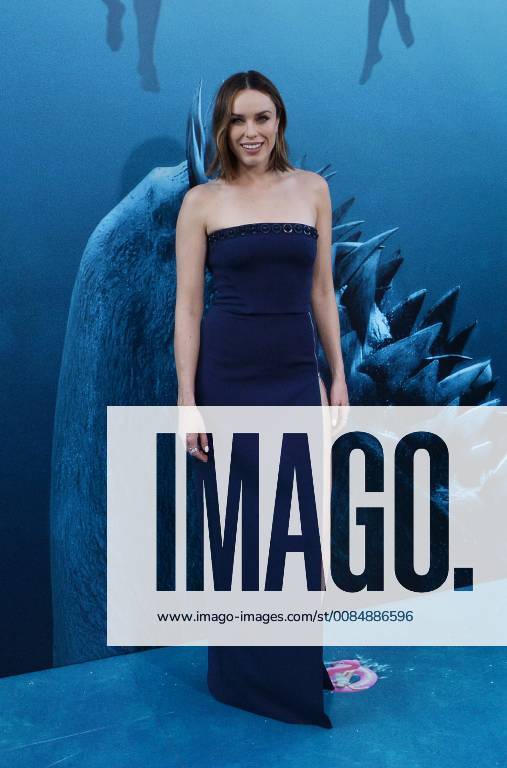 Cast member Jessica McNamee attends the premiere of the sci-fi motion picture thriller The Meg at TCL Chinese Theatre in the Hollywood section of Los Angeles on August 6, 2018. Storyline: After escaping an attack by what he claims was a 70-foot shark, Jonas Taylor must confront his fears to save those trapped in a sunken submersible. LAP2018080631 JIMxRUYMEN
