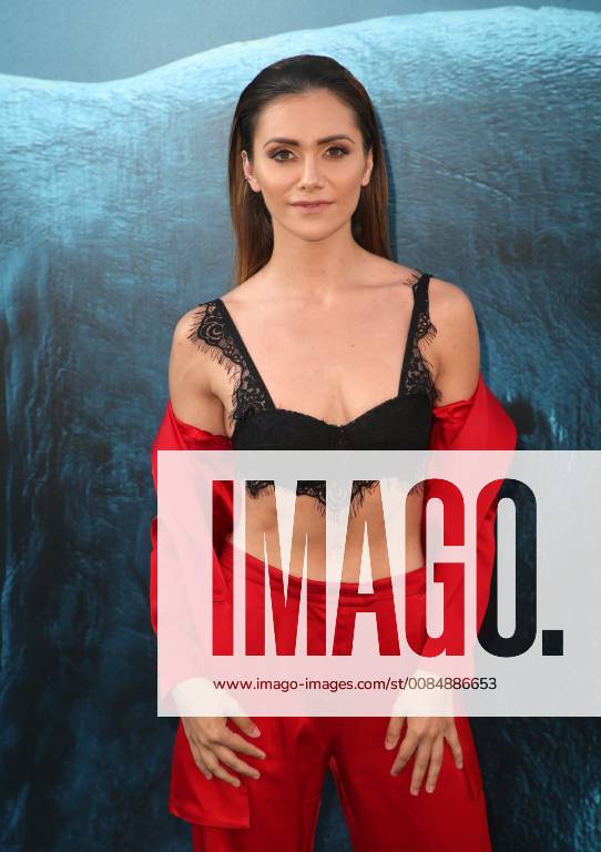 HOLLYWOOD, CA - August 6: Alyson Stoner, at Warner Bros. Pictures And Gravity Pictures Premiere Of The Meg at TCL Chinese Theatre IMAX in Hollywood, California on August 6, 2018.