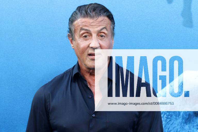 Sylvester Stallone at the The Meg movie premiere on 6th Aug 2018 in Hollywood Los Angeles The Meg movie premiere in Hollywood Los Angeles 2018