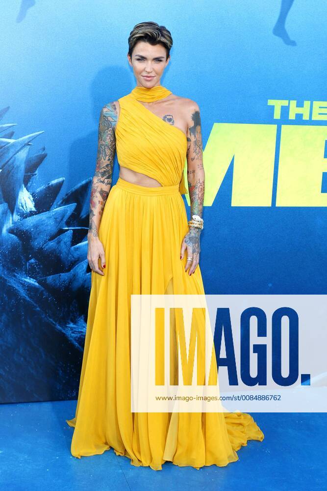 Ruby Rose at The Meg Film Premiere on 6th Aug 2018 in Hollywood Los Angeles The Meg Film Premiere in Hollywood Los Angeles 2018