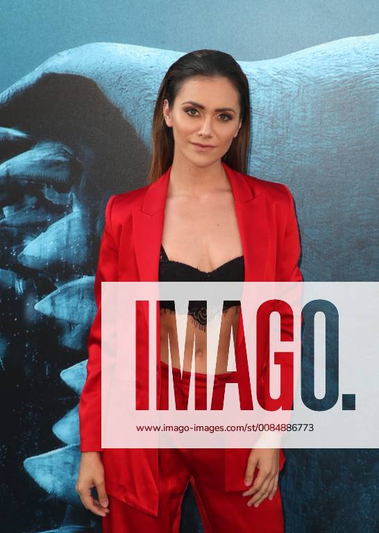 HOLLYWOOD, CA - August 6: Alyson Stoner, at Warner Bros. Pictures And Gravity Pictures Premiere Of The Meg at TCL Chinese Theatre IMAX in Hollywood, California on August 6, 2018.