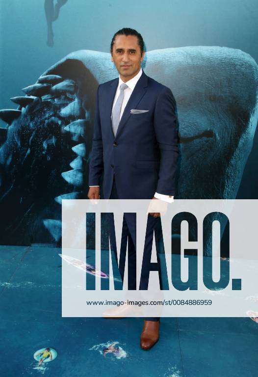 HOLLYWOOD, CA - August 6: Cliff Curtis, at Warner Bros. Pictures And Gravity Pictures Premiere Of The Meg at TCL Chinese Theatre IMAX in Hollywood, California on August 6, 2018.