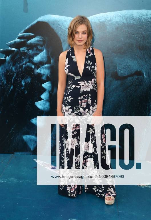 HOLLYWOOD, CA - August 6: Teagan Croft, at Warner Bros. Pictures And Gravity Pictures Premiere Of The Meg at TCL Chinese Theatre IMAX in Hollywood, California on August 6, 2018.