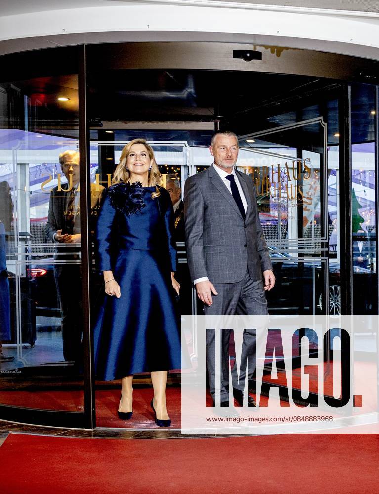 Scheveningen, The Netherlands, 2026-02-26 17:59:07 Scheveningen, February 26, 2026, Grand Hotel Kurhaus. Queen Maxima attends the annual Iftar gathering of MKB Den Haag at the Grand Hotel Kurhaus in Scheveningen. Iftar is the meal Muslims eat immediately after sunset during Ramadan to break the fast. PHOTO: NLBeeld POOL Albert Nieboer Credit: NL Beeld Patrick van Emst