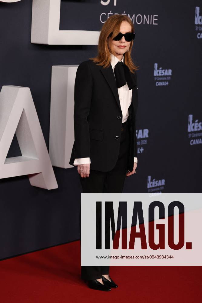 51st Cesar Ceremony - Arrivals JD 2 Isabelle Huppert arrives at the 51st Cesar Film Awards held at l Olympia on February 26, 2026, in Paris, France. Photo by Jerome Domine ABACAPRESS.COM Paris France