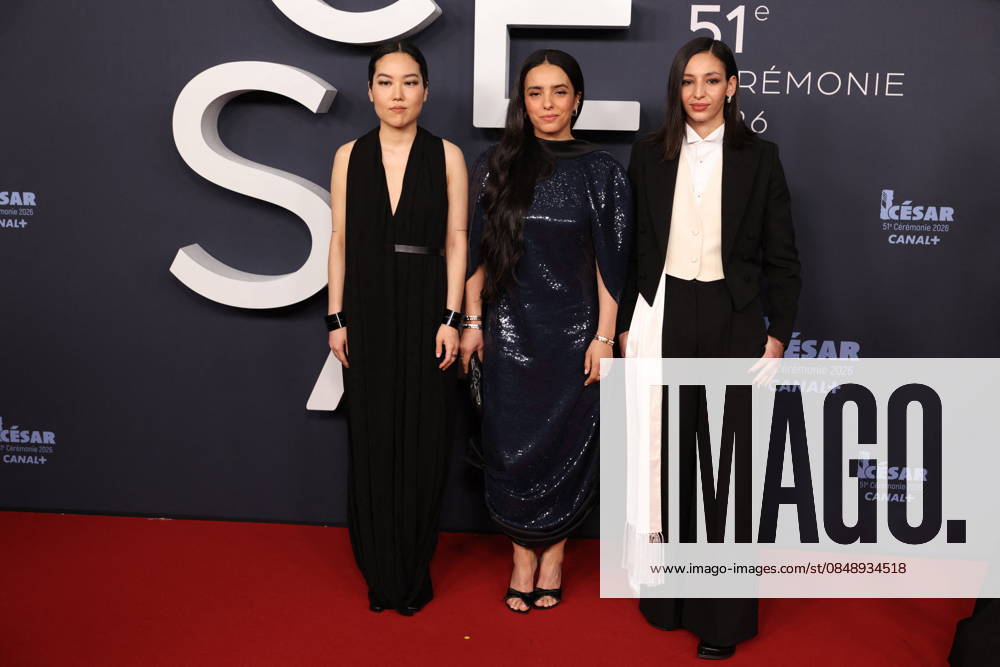 51st Cesar Ceremony - Arrivals JD 2 Ji-Min Park, Hafsia Herzi and Nadia Melliti arrives at the 51st Cesar Film Awards held at l Olympia on February 26, 2026, in Paris, France. Photo by Jerome Domine ABACAPRESS.COM Paris France