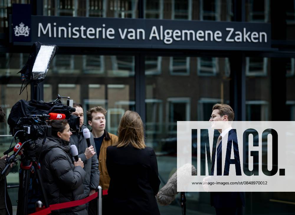 THE HAGUE Jaimi van Essen, Minister of Agriculture, Fisheries, Food Security and Nature, arrives for the first regular cabinet meeting with the new cabinet. KOEN VAN WEEL ANP netherlands out - belgium out