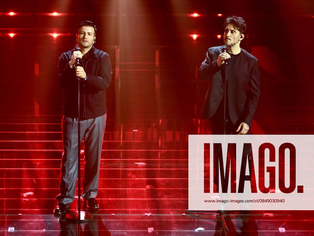 Sanremo, 76th Italian Song Festival - fourth evening. Pictured: Eddie Brock, Fabrizio Moro