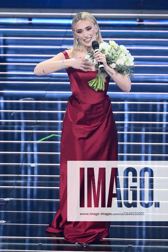 76th Italian Song Festival. Pictured: Mara Sattei . Sanremo. Italy 26 Feb 2026 Sanremo Italy - ZUMAa289 20260227_zia_a289_267