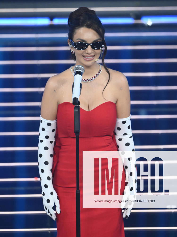 Sanremo, 76th Italian Song Festival - fourth evening. Pictured is Elettra Lamborghini.