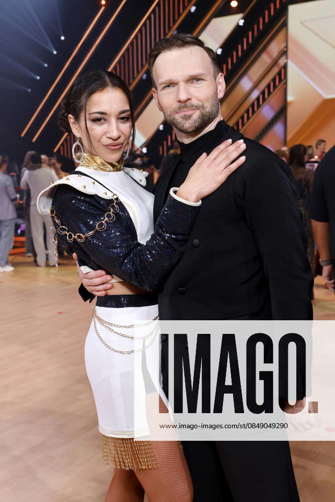 Singer Nadja Benaissa No Angels and dancer Vadim Garbuzov at the introductory show of the 19th season of the RTL dance show Lets Dance at the Coloneum Cologne, 27 02 2026 NRW Germany