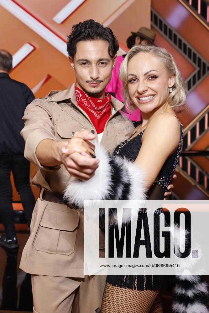 Singer Milano Milane Baybah and professional dancer Marta Arndt at the introductory show of the 19th season of the RTL dance show Lets Dance at the Coloneum Cologne, 27 02 2026 NRW Germany