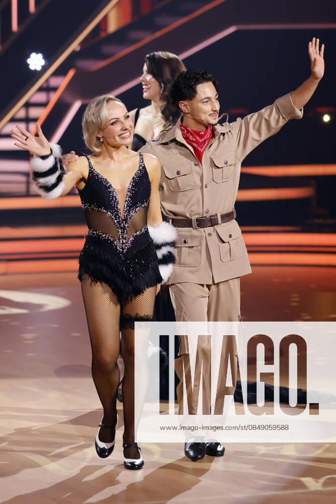 Singer Milano Milane Baybah and professional dancer Marta Arndt at the introductory show of the 19th season of the RTL dance show Lets Dance at the Coloneum Cologne, 27 02 2026 NRW Germany
