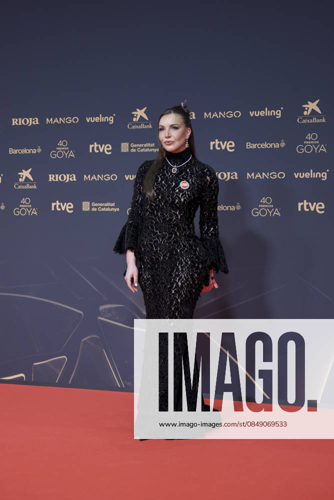 Red carpet of the Goya Awards 2026 Communicator and lawyer Inés Hernand poses on the red carpet of the 40th edition of the Goya Awards, at the Auditori del Centre de Convencions Internacionals, on February 28, 2026, in Barcelona, Cataluna Spain The awards are given annually by the Academy of Motion Picture Arts and Sciences of Spain AACCE with the aim of rewarding the best professionals in each of the various technical and creative specialties of Spanish cinema 28 FEBRUARY 2026 RED CARPET BARCELONA GOYA AWARDS CINEMA AWARDS Barcelona Catalunya Barcelona Catalunya Catalunya Spain