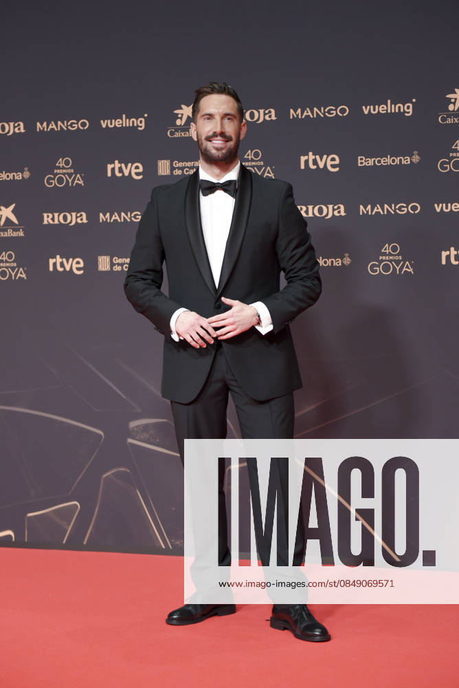 Goya Awards Red Carpet 2026 Presenter Egoitz Txurruka poses on the red carpet of the 40th edition of the Goya Awards, at the Auditori del Centre de Convencions Internacionals, on February 28, 2026, in Barcelona, Cataluna Spain The awards are given annually by the Academy of Motion Picture Arts and Sciences of Spain AACCE with the aim of rewarding the best professionals in each of the various technical and creative specialties of Spanish cinema 28 FEBRUARY 2026 RED CARPET BARCELONA GOYA AWARDS CINEMA AWARDS Barcelona Catalunya Barcelona Catalunya Catalunya Spain